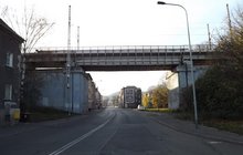 Wiadukt kolejowy w Wałbrzychu na ul. 1-go Maja Fot. M. Frankow