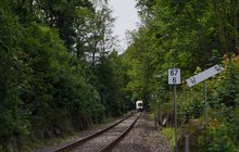 Linia kolejowa Świdnica - Jedlina-Zdrój. Fot. R. Mitura.