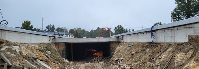 Plac budowy tunelu w Sulejówku fot. Karol Jakubowski (1)