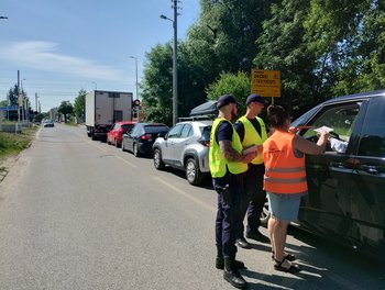Akcja ulotkowa kampanii BP w Łodzi fot. Rafał Wilgusiak