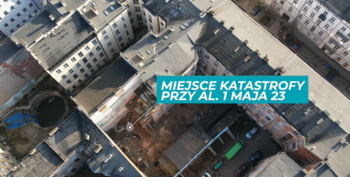 Kadr z filmu: Co dzieje się na budowie dużego tunelu średnicowego w Łodzi?