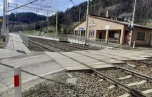 Zmodernizowany przejazd w Mszalnicy na linii nr 96 Tarnów Muszyna, fot. PLK