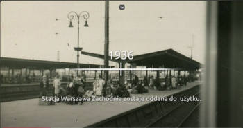 Kadr z filmu Nowa Warszawa Zachodnia: historia modernizowanego obiektu