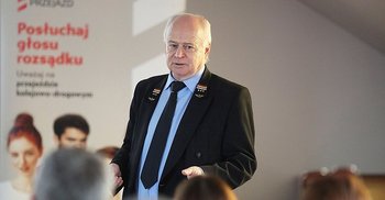 Dyr. Kiełczynski podczas warsztatów