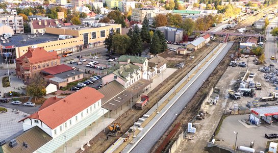 Stacja Krosno Krosno_Rewitalizacja li. nr 108 na odc. Jasło - Nowy - Zagórz, fot. Łukasz Bryłowski (1)