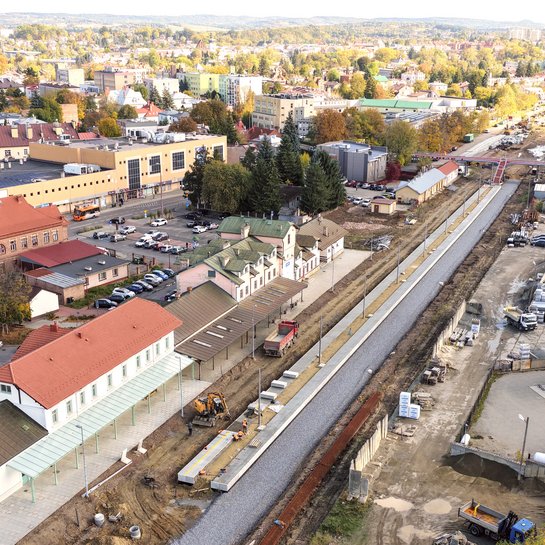 Stacja Krosno Krosno_Rewitalizacja li. nr 108 na odc. Jasło - Nowy - Zagórz, fot. Łukasz Bryłowski (1)