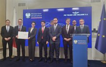 Podpisanie umowy na odc. Tymbark - Limanowa, fot. Piotr Hamarnik PLK SA