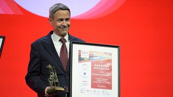 Prezes PLK SA z nagrodą.