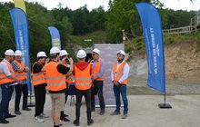 Briefing prasowy - wizyta techniczna w tunelu kolejowym koło Trzcińska. Fot. M. Pabiańska 05.2024